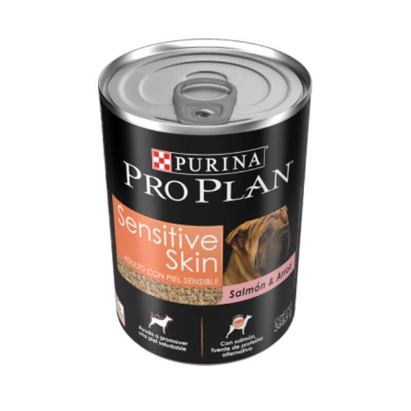 Proplan Sensitive Skin Lata 368.5 Gr Perros Adultos