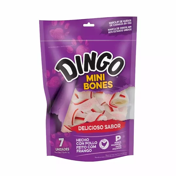 DINGO MINI BONES 70 GR, 7 UND