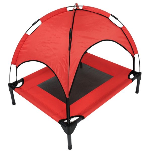 Cama Elevada Para Exterior Roja
