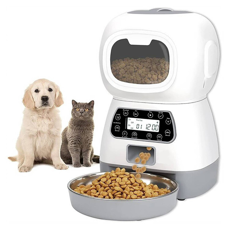 Comedero Automatico Dispenser Alimento Para Perros Gatos