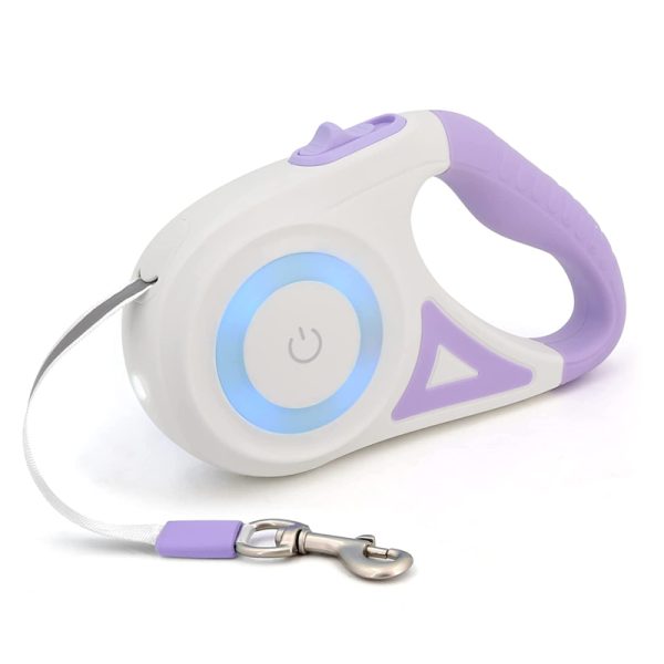 Correa Retráctil Luz Led - Purpura