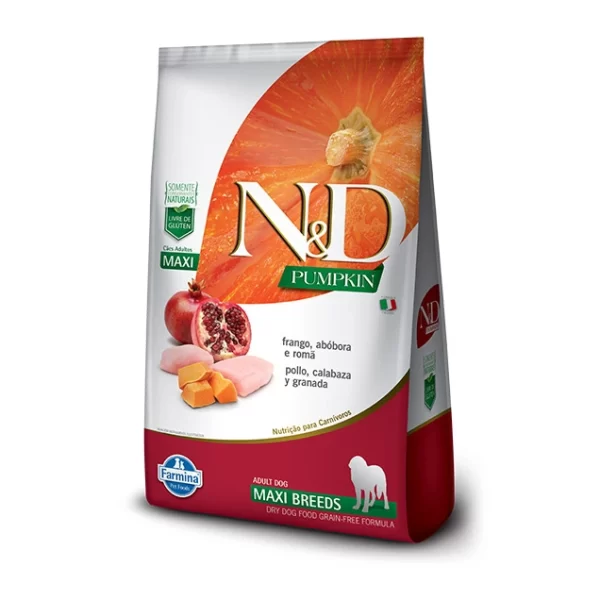 N&D Pumpkin frango canino adulto razas grandes 10.1KG