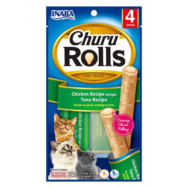 Churu Rolls chicken wraps tuna