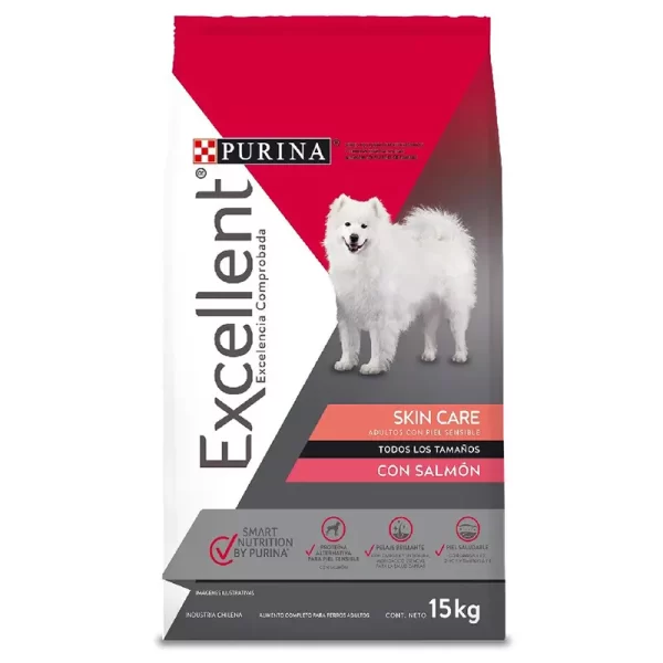 Excellent adult dog salmon skin care 15kg