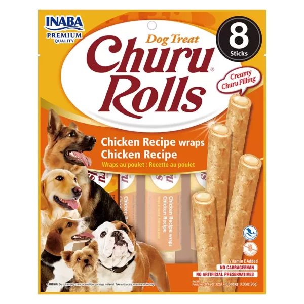 Churu dog Rolls chicken wraps chicken