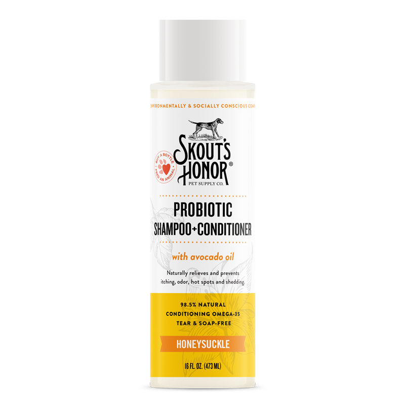 Skout's Honor | Shampoo-Acondicionador Probiótico Madreselva