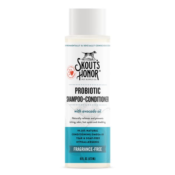 Skout's Honor | Shampoo-Acondicionador Probiótico Sin Perfume