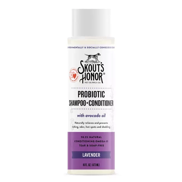 Skout's Honor - Shampoo-Acondicionador probiótico lavanda