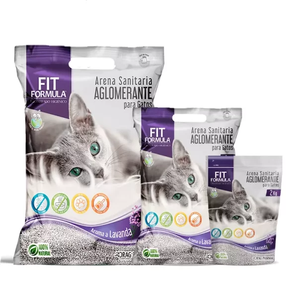 Fit Fórmula - Arena para gato aglutinante Lavanda