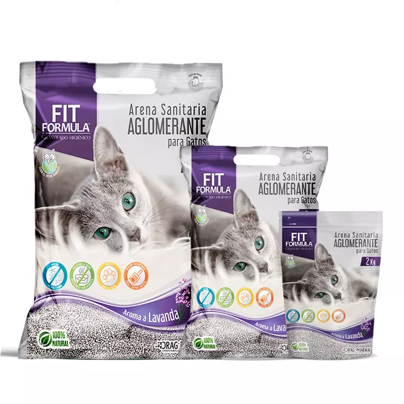 Fit Formula - Arena para gato aglutinante Lavanda