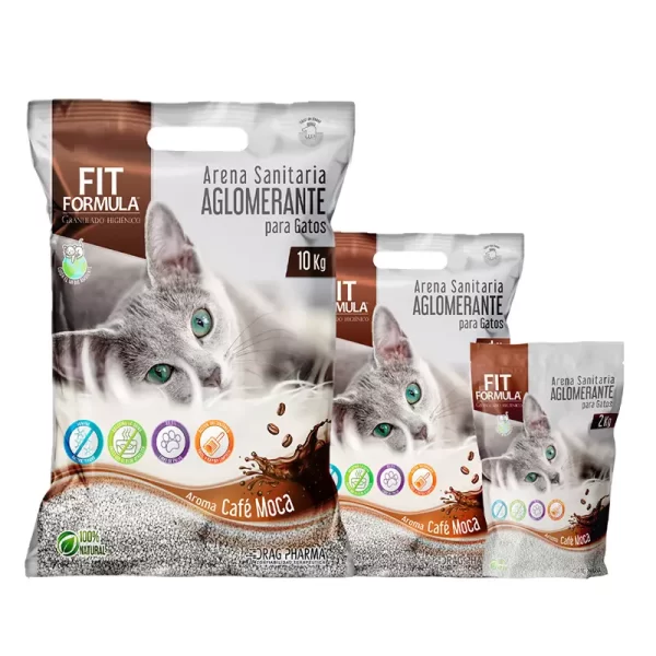 Fit Fórmula - Arena para gato aglutinante Mocca Coffee