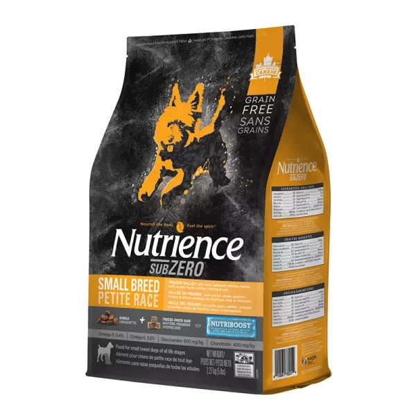 Nutrience Subzero dog Fraser valley small bite 2.27KG