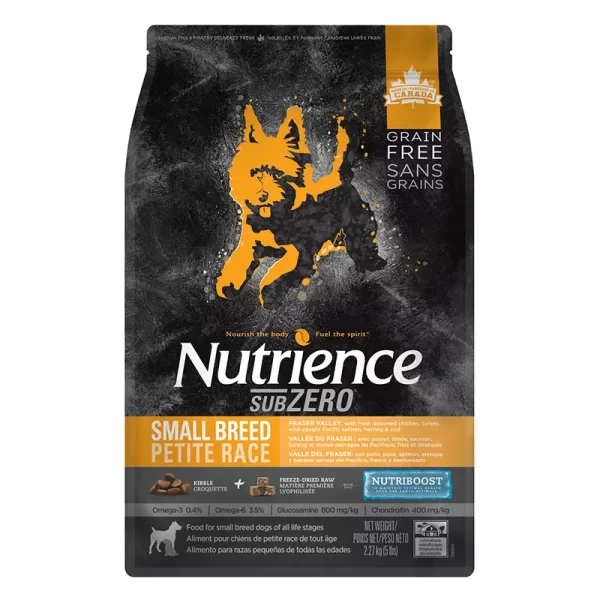 Nutrience Subzero dog Fraser valley small bite 2.27KG