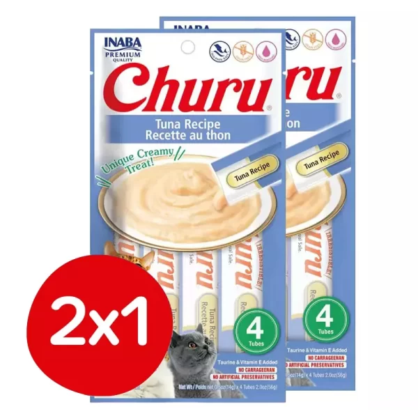 2x1 Churu para gato sabor Atún 56GR