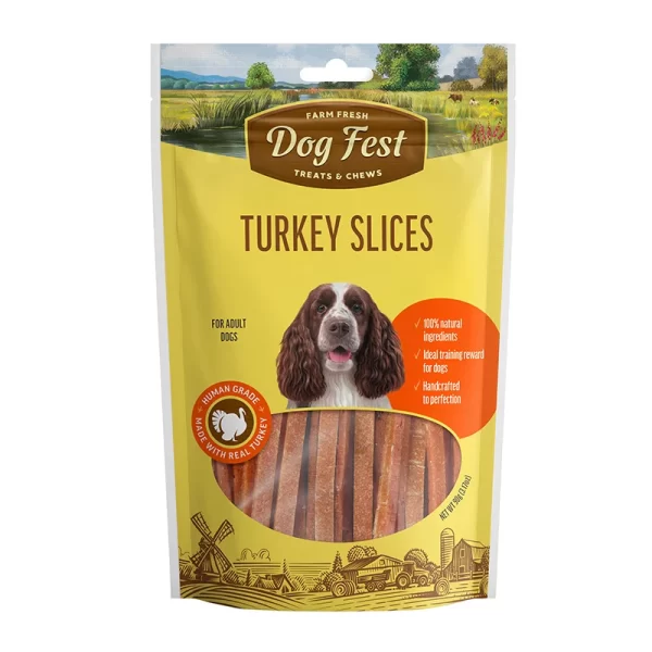 Dog Fest Snack Rebanadas de pavo 90 grs