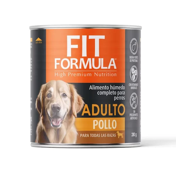 Fit Formula Lata para perro adulto pollo