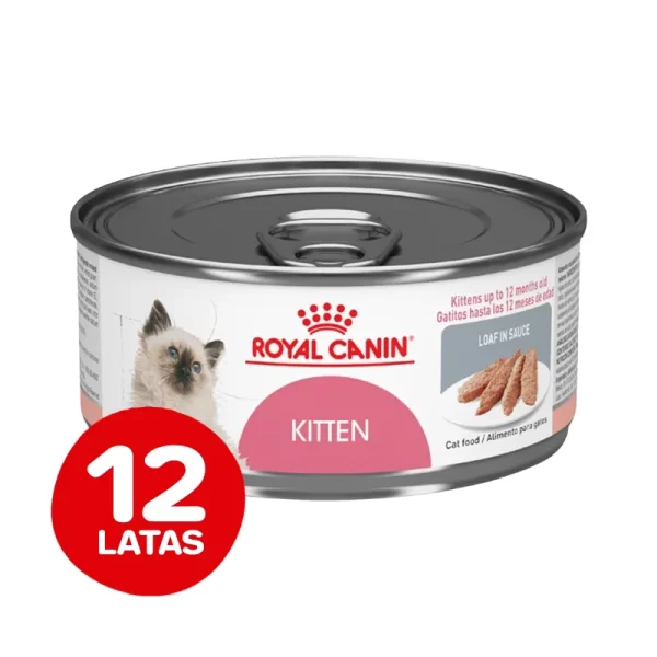 Pack 12 Unidades Royal Canin Lata Kitten 145 Gr