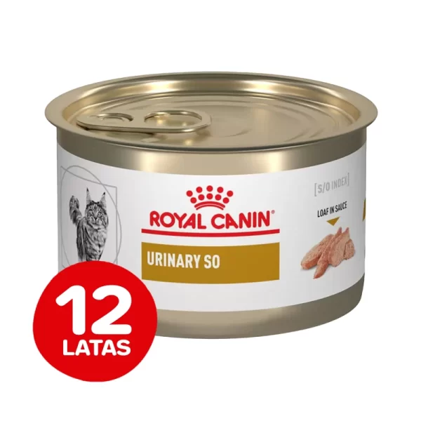 Pack 12 Unidades Royal Canin Lata Urinary SO Felino 145 Gr