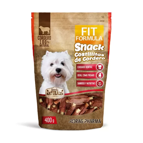 Fit Formula Costillitas de Cordero se utiliza como premio para su perro manteniéndolo entretenido. Compra 24/7 en www.clubdeperrosygatos.cl