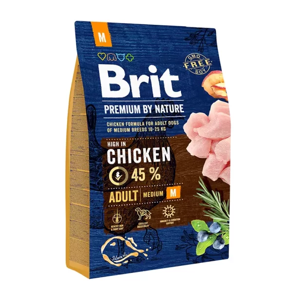 Brit - Premium by Nature adult medium 3Kg