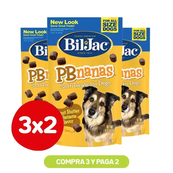 3x2 Snacks Bil Jac PB Nanas 113 gr