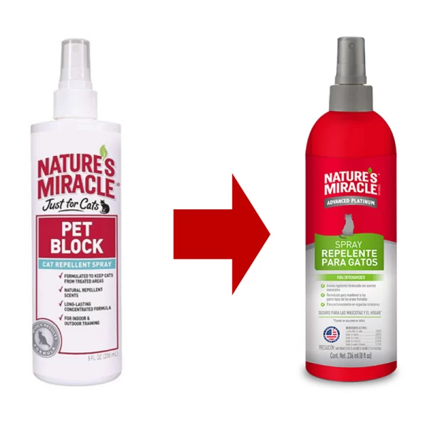 Nature's Miracle Repelente para Gatos Advanced Platinum 236 ML