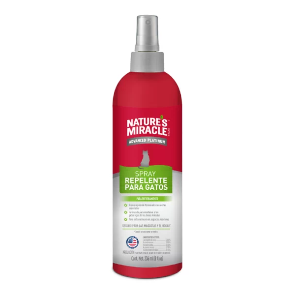 Nature's Miracle Repelente para Gatos Advanced Platinum 236 ML