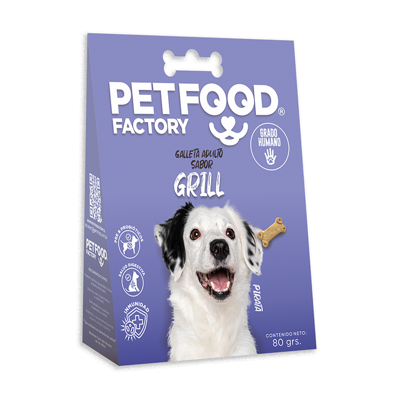 Pet food Galleta Horneada Grill Perros Adultos 80 Gr