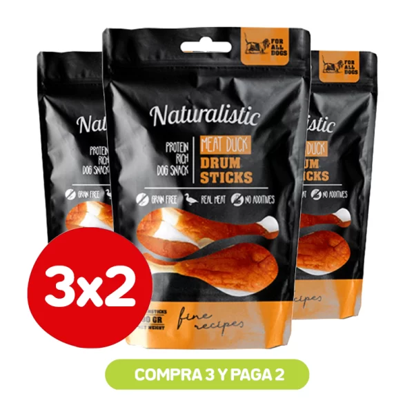 Naturalistic Drum Sticks Duck 90 Gr