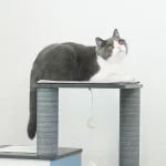 Club P&G Rascador para Gato tipo Torre Azul/Gris