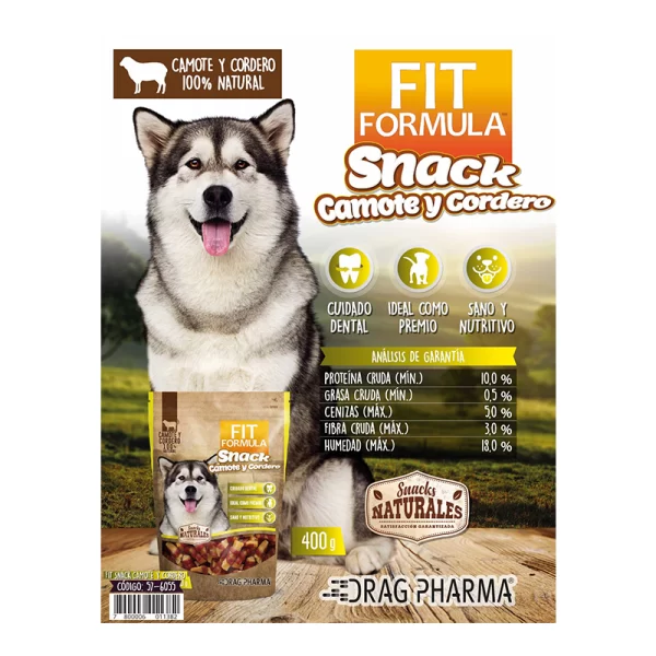 Fit Formula Snack Camote y Cordero 400 Gr