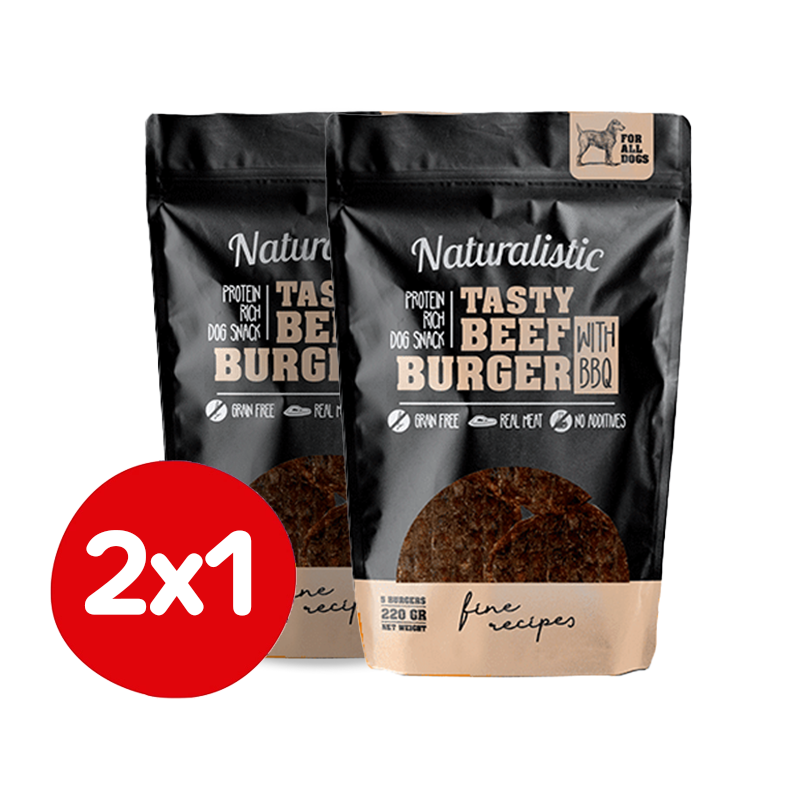 Pack 2x1 Naturalistic Beef Burger BBQ 200 Gr