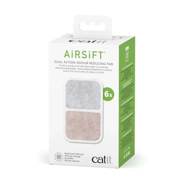 Catit Airsift Filtro Purificador 6 Unidades