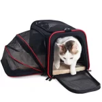 bolso transportador para mascotas acordeón