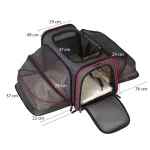 Bolso transportador para mascotas acordeón