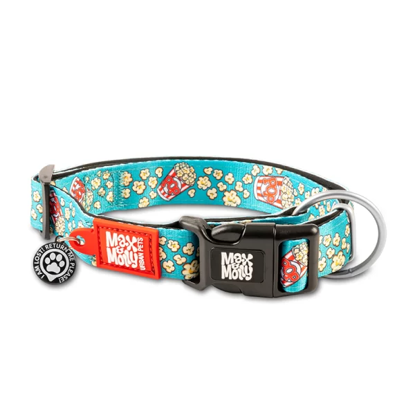 Max & Molly Collar Perro Popcorn