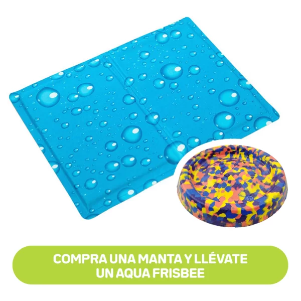 Pack Manta Refrescante Azul Talla L + Aqua Frisbee