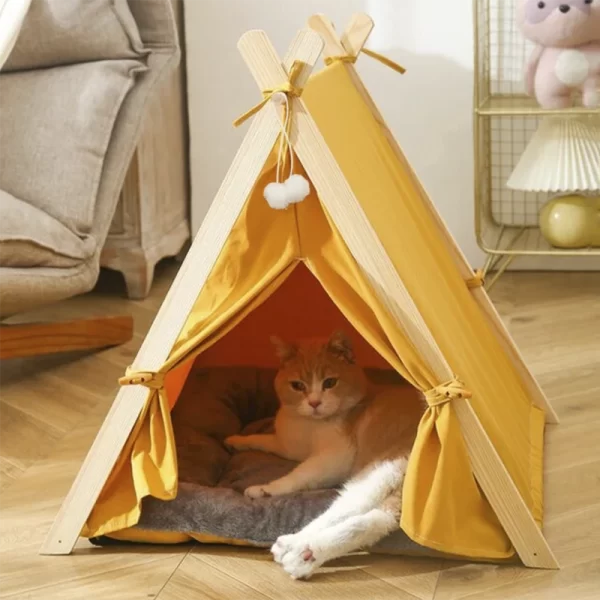 Cama Carpa Tipi Para Mascota