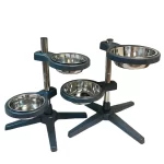 Plato Alto Ajustable Pet Bowl Doble