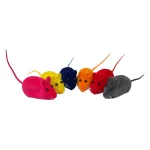 Juguete Para Gato Pack Ratones De Colores