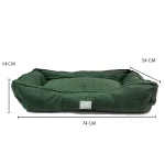 Cama Para Mascota Acolchada Cuadrada