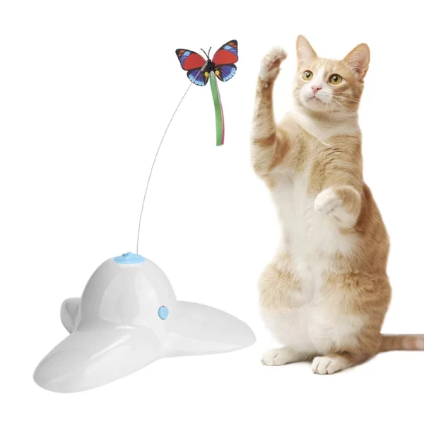 Juguete Para Gato Mariposa Movimiento 360º