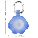 Luz Para Collar De Silicona Diseño Huella