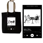 Bolsa Tote Bag Negra Cena