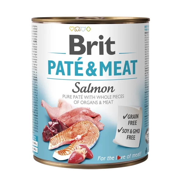 Brit Care Pate & Meat Salmón 800 Gr