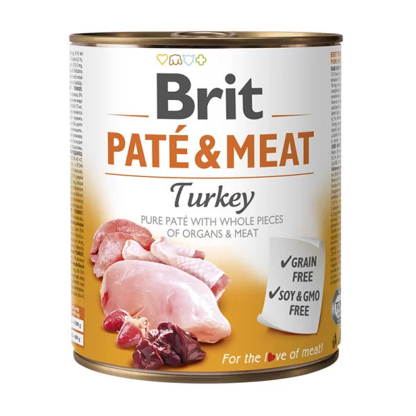 Brit Care pate & Meat Turkey 800 Gr