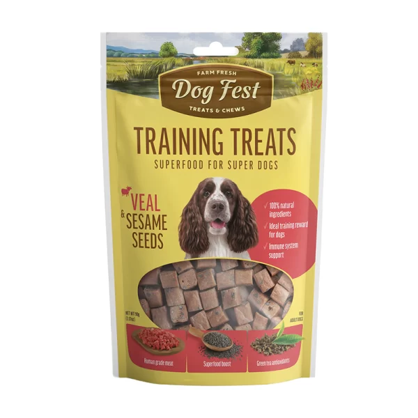 Dog Fest Training Snack Ternera y Semillas de Sesamo 90 gr