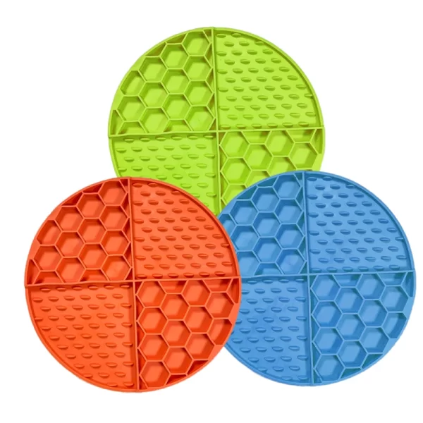 Comedero Lick Mat de Silicona Para Lamer - Circular