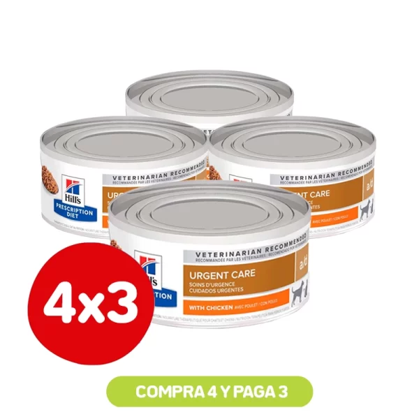 Pack 4x3 Hill's A/D Lata Canino y Felino 156 Gr