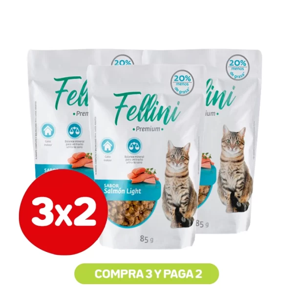 Pack 3x2 Fellini Salmon Light 85 Gr